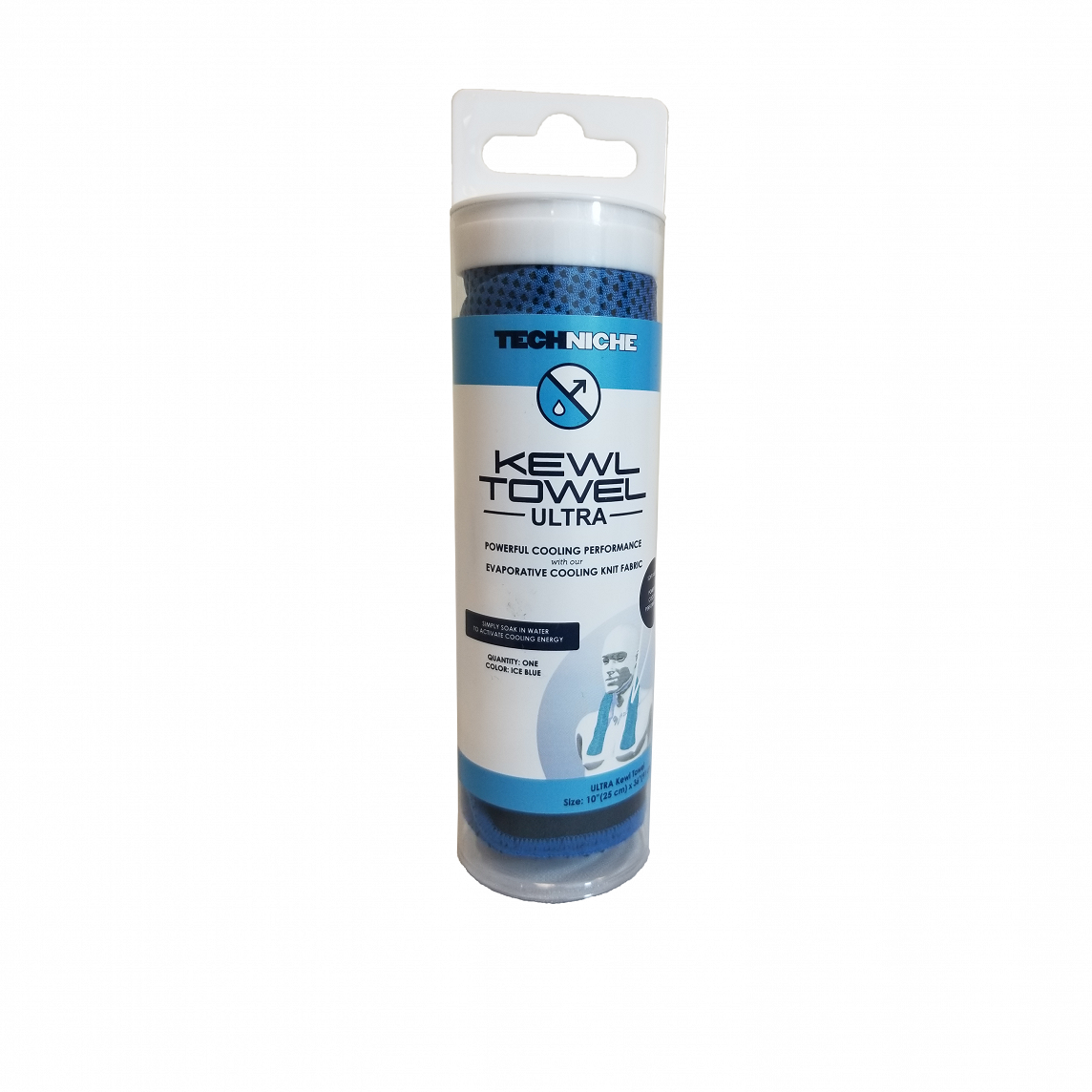 Techniche 6102 Ice Blue 10` x 36` KewlTowel™ Evaporative Cooling Towels